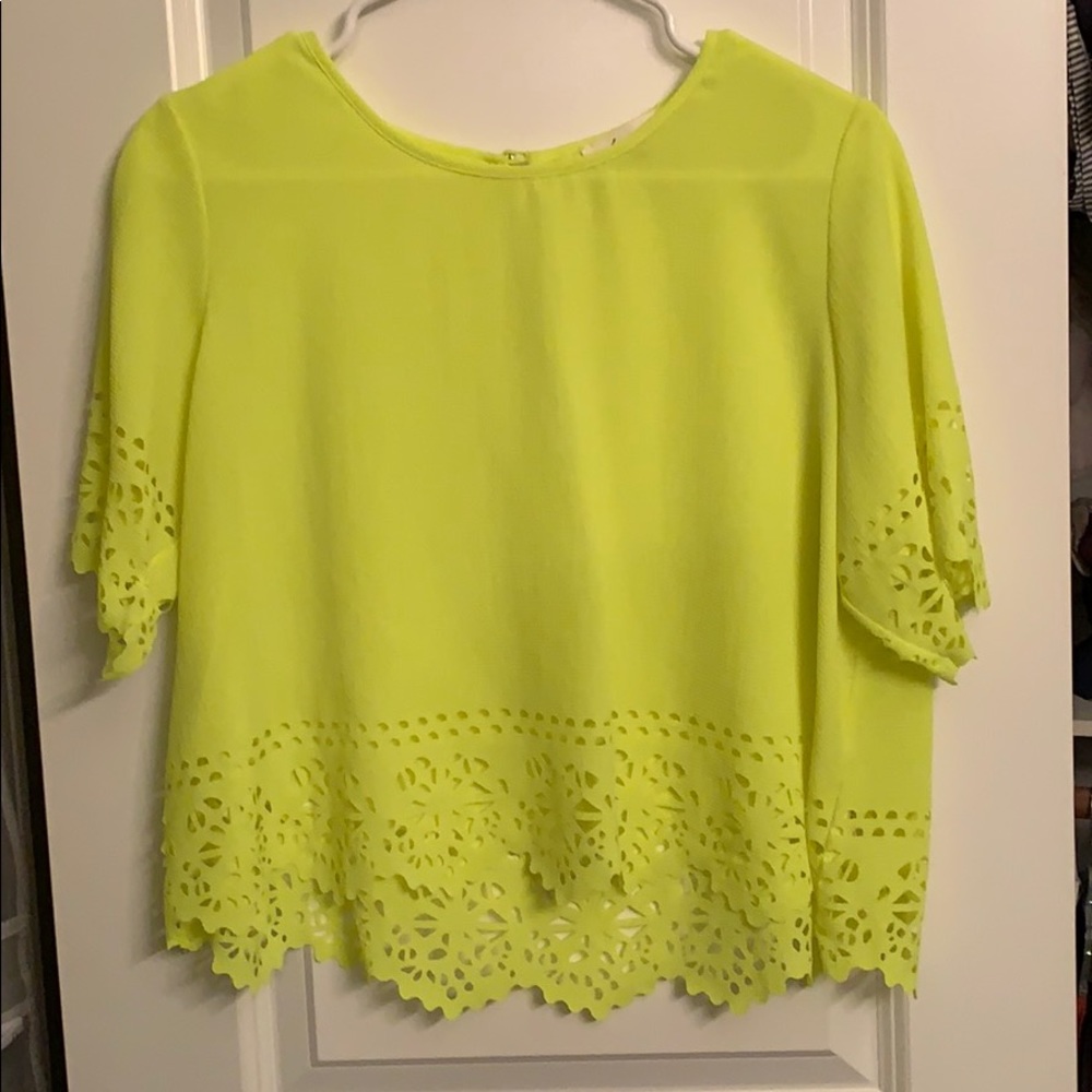 Neon crop top